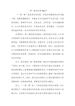 一带一路观后感700字.docx