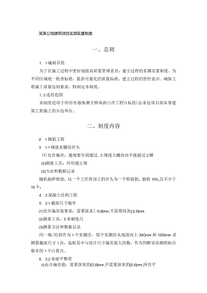 某某公馆建筑项目实测实量制度.docx