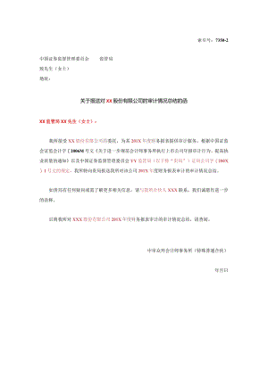 7350-2报送监管机构－审计情况总结.docx