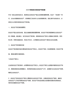 2024年安全队长安全生产责任制.docx
