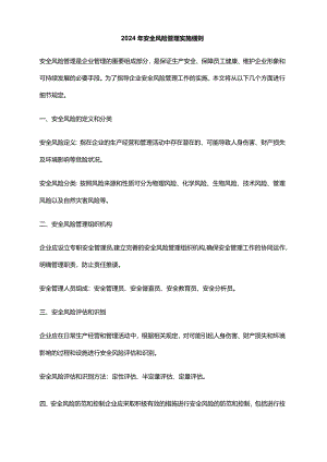 2024年安全风险管理实施细则.docx