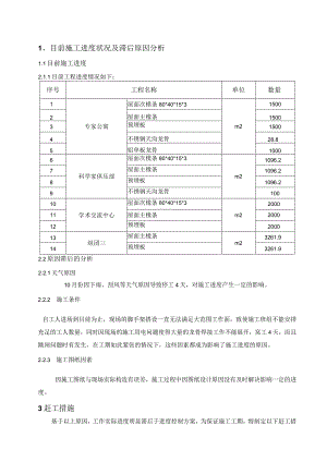 赶工方法工期滞后.docx