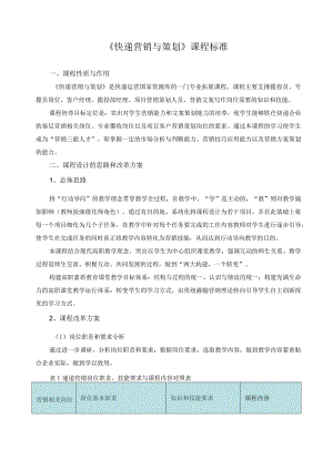 《快递营销与策划》课程标准.docx