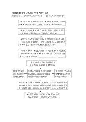 酒店管理客房部客户关系服务（VIP客人接待）流程.docx