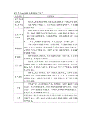 酒店管理客房部非常事件的处理流程.docx