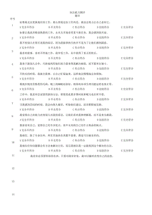 岗位胜任力模型评估测试试题库.docx
