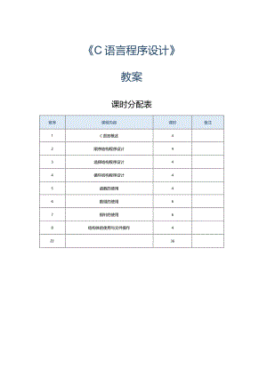 中职《C语言程序设计》教案 第1课 熟悉C程序开发环境.docx