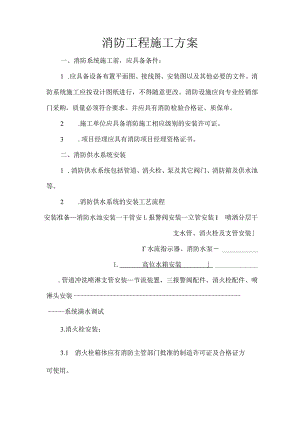 消防工程施工方案.docx