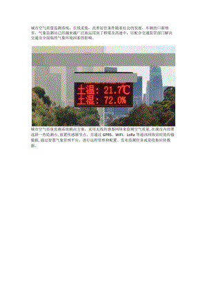 城市空气质量监测系统.docx