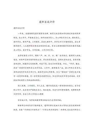 履职自我评价.docx
