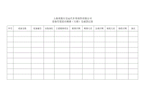 设备年度维修完成登记表.docx