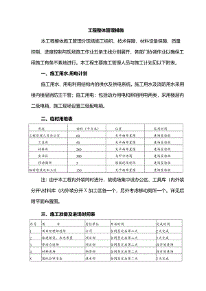 工程整体管理措施.docx