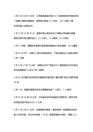 2023年重大事故合集汇总盘点.docx