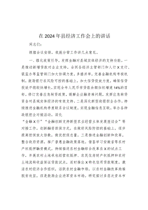 在2024年经济工作会上的讲话.docx