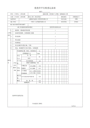 检查井平行检查记录表.docx