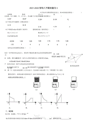 复习3八下期末2022西城延庆.docx