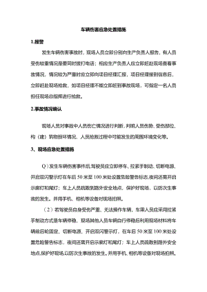 车辆伤害应急处置措施.docx