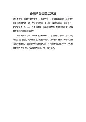 番茄棉铃虫防治方法.docx