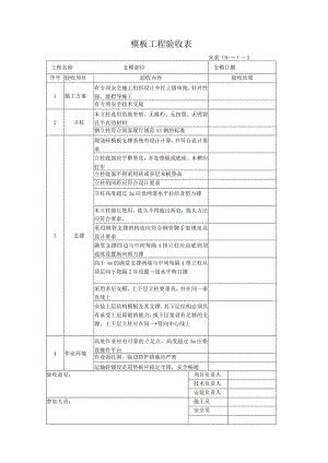 模板工程验收表.docx