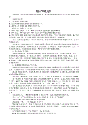案例-路由环路浅谈、解决方案.docx