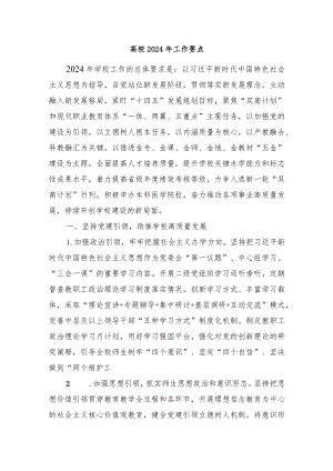 高校2024年工作要点.docx