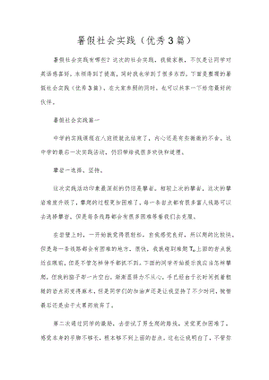 暑假社会实践（优秀3篇）.docx