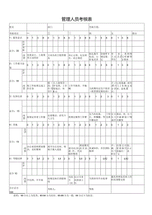 管理人员考核表.docx