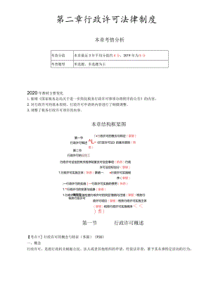 税务师考试-(法律)第05讲_行政许可的概念与特征、基本原则、设定有关程序及事项.docx