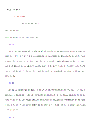 经典案例公共关系策划的成功范本.docx