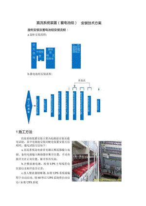直流系统装置（蓄电池组）安装技术方案.docx
