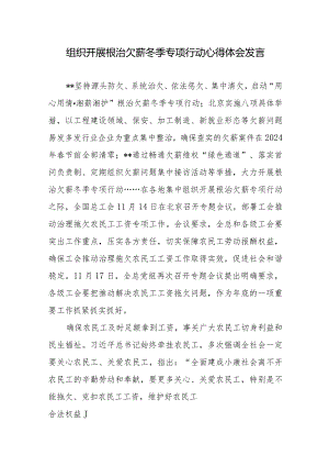 组织开展根治欠薪冬季专项行动心得体会实施方案2篇.docx