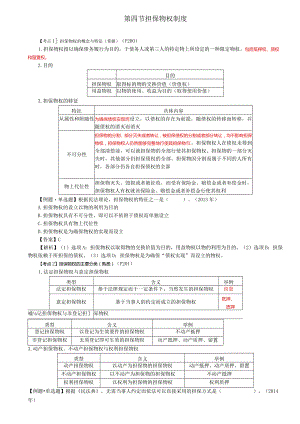 税务师考试-(法律)第41讲_担保物权的概念与特征、担保物权的主要分类.docx