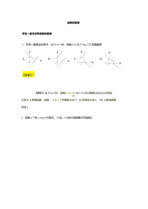 第4章专题7函数的图象.docx
