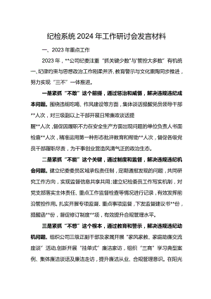 纪检系统2024年工作研讨会发言材料9.docx
