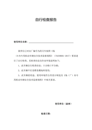 自行检查报告.docx