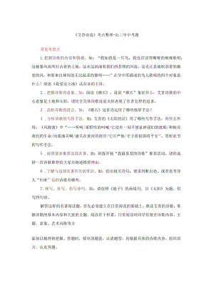 艾青诗选.docx