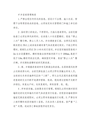 矿井盲巷管理制度.docx