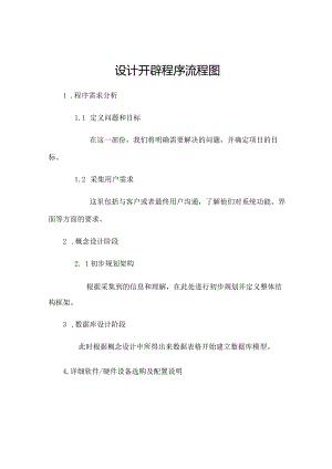 设计开发程序流程图.docx