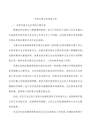 自然灾害应急准备分析.docx