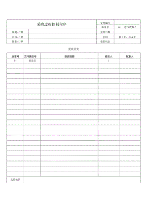 采购过程控制程序.docx