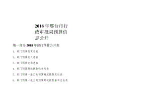 部门预算公开目录.docx