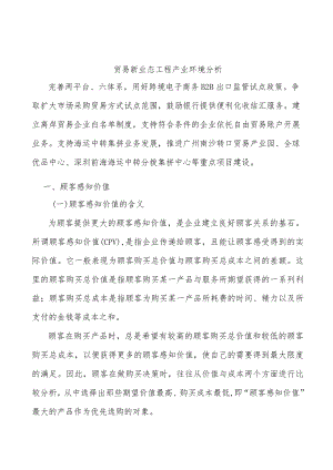 贸易新业态工程产业环境分析.docx