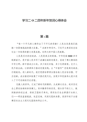 （6篇）学习二O二四年新年贺词心得体会.docx