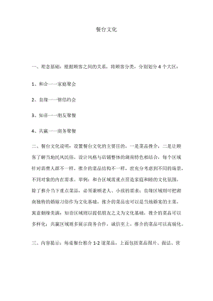 餐台文化.docx