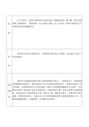 餐饮部投诉案例分析.docx