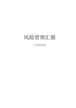 风险管理报告模板示例.docx