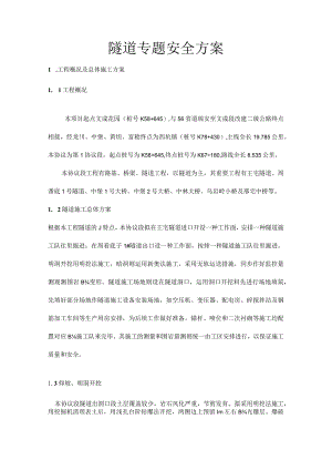 隧道安全方案探索与实施.docx