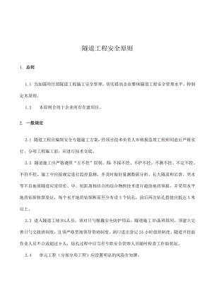 隧道工程的安全规范.docx
