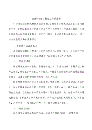 金融+海洋工程行业背景分析.docx