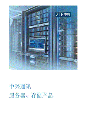 2024中兴存储和服务器产品手册.docx